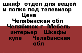 шкаф (отдел для вещей и полка под телевизор) › Цена ­ 15 000 - Челябинская обл., Челябинск г. Мебель, интерьер » Шкафы, купе   . Челябинская обл.